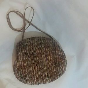 Vintage 100% Silk Daffodil Purse